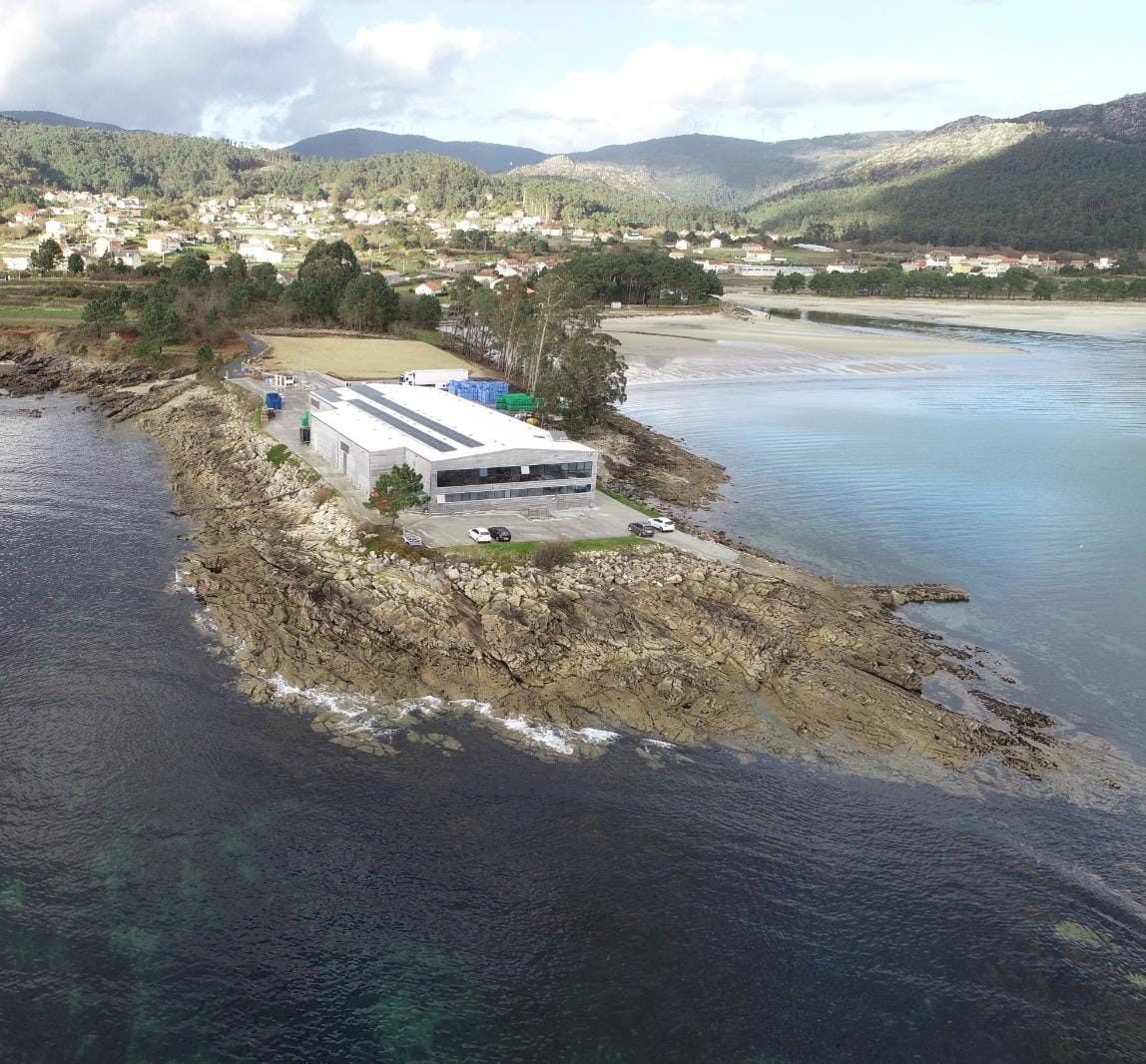 Depuradora en la costa gallega
